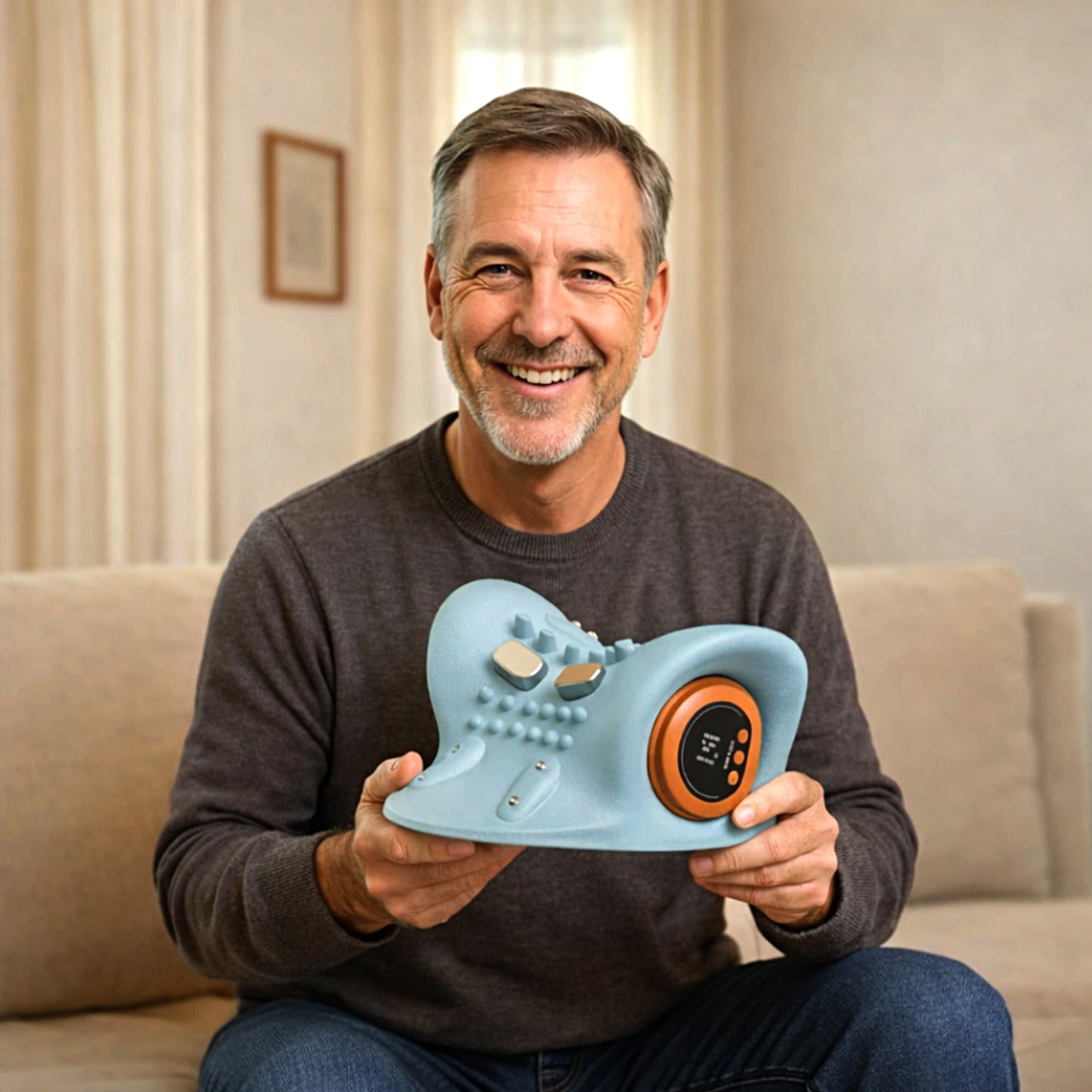 Massage Pro – 4-in-1 EMS Neck Massager with Heat & Vibration